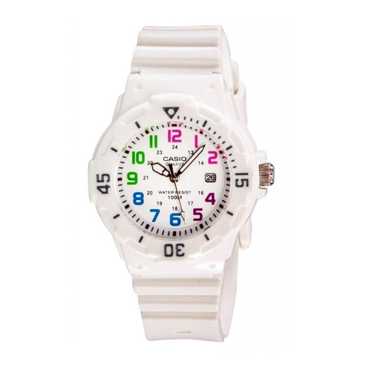 Hvid Casio Lrw 200h Dameur Vandtæt Armbåndsur - Casio Armbånd  - 4971850954477