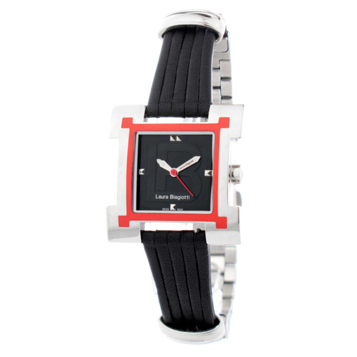 Unisex Armbåndsur Laura Biagiotti Lbsm0039l Sort Sølv - Laura Biagiotti Armbånd  - 8032732988792
