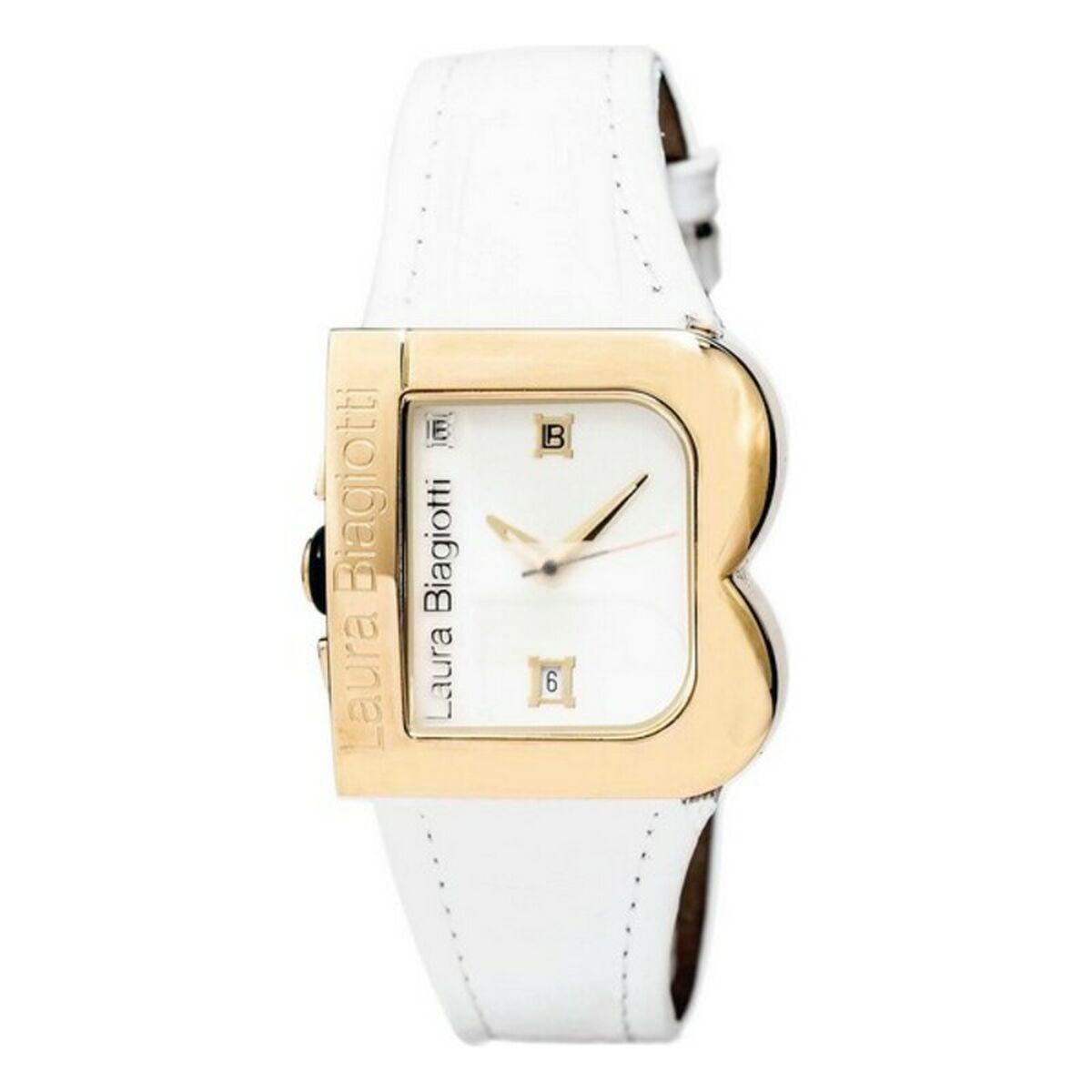 Hvid Dameur Laura Biagiotti Lb0001l - Laura Biagiotti Armbånd  - 8032636430151