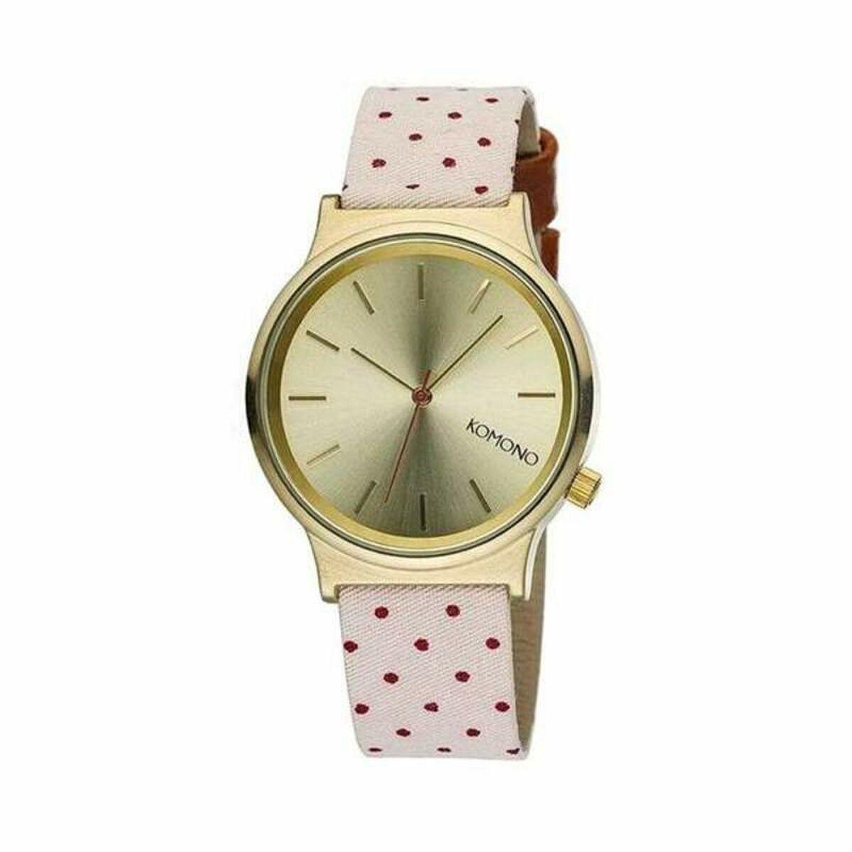 Komono Unisex Armbåndsur Kom W1837 Gylden Skive - Komono Armbånd  - 5420074305095