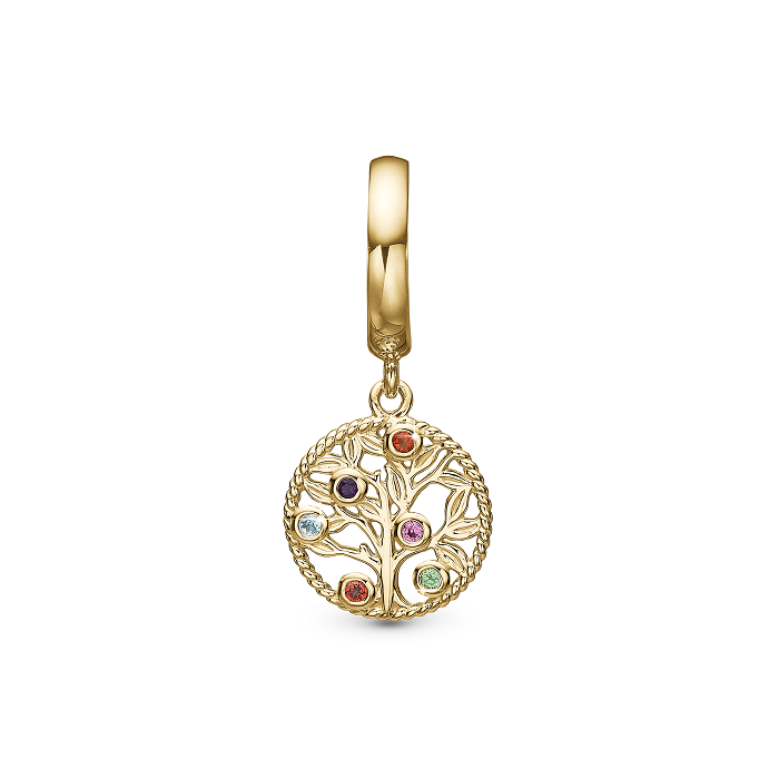 Christina Charm Family Tree Forgyldt - Christina Armbånd