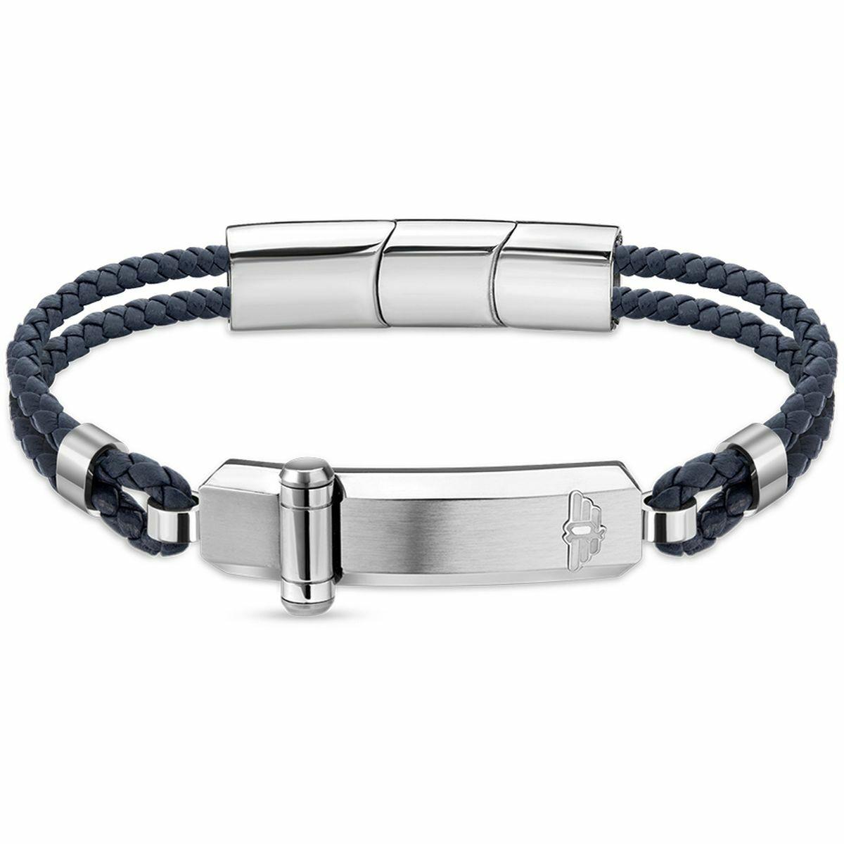 Police Armbånd Til Mænd Blå Læder Peagb2211634 - Police Armbånd  - 4894816044183
