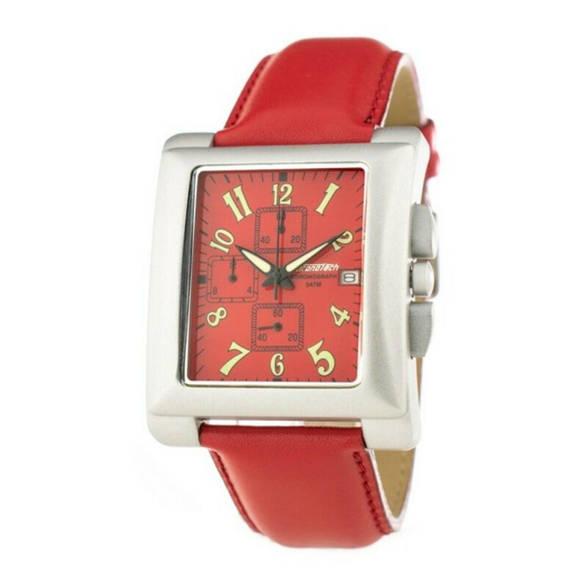 Chronotech Unisex Armbåndsur Ct7357 Rød Skive - Chronotech Armbånd  - 8431777786132
