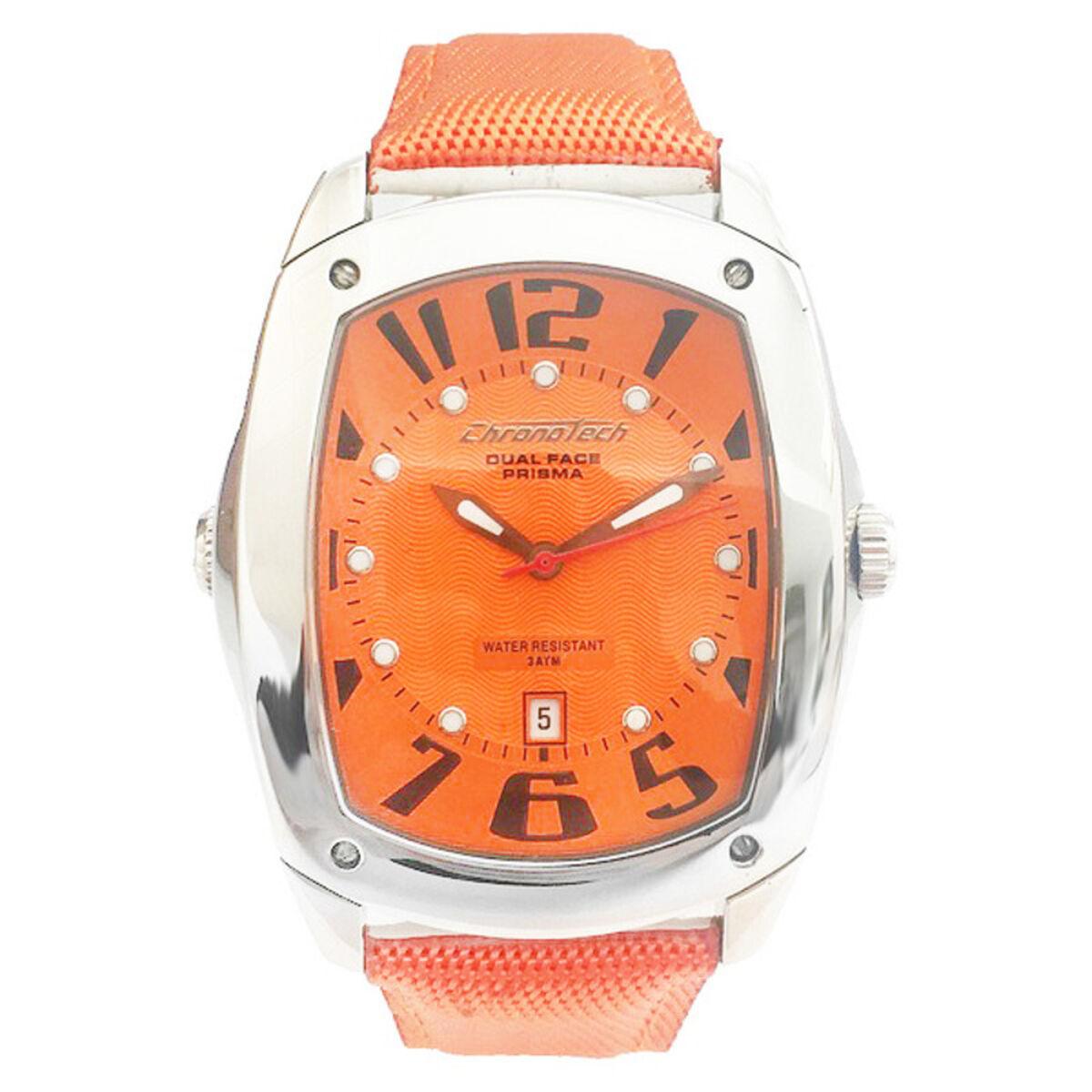 Chronotech Unisex Armbåndsur Ct7696m Orange Skive - Chronotech Armbånd  - 8431777747034