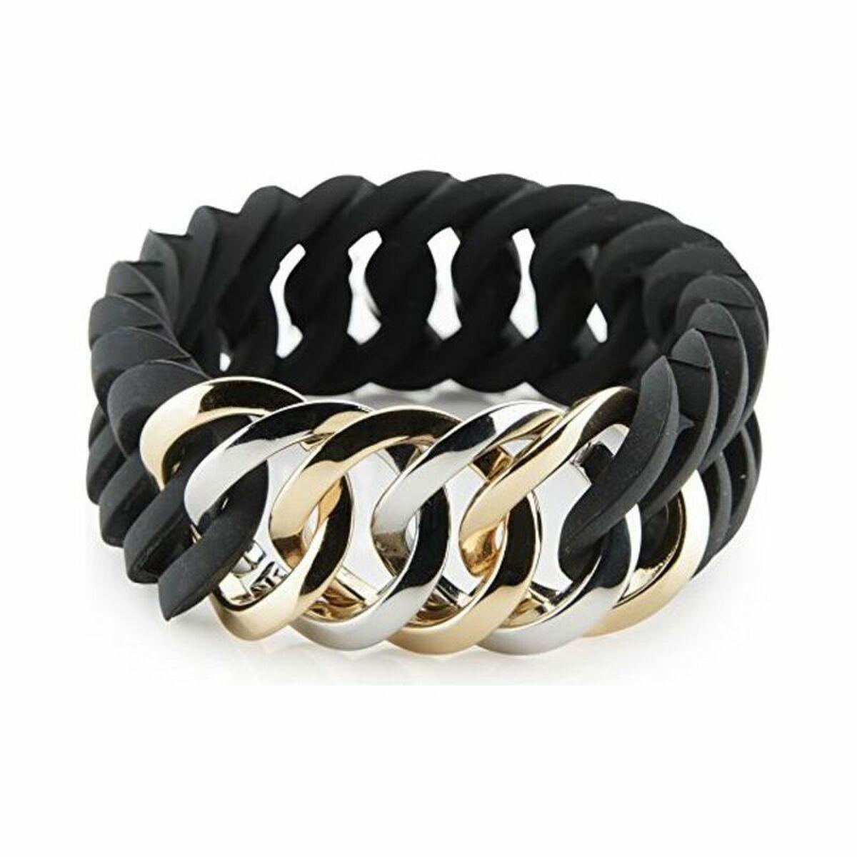 Sort Therubz Armbånd 100177 Kæde Med Metaldetaljer - Therubz Armbånd  - 5713167101774