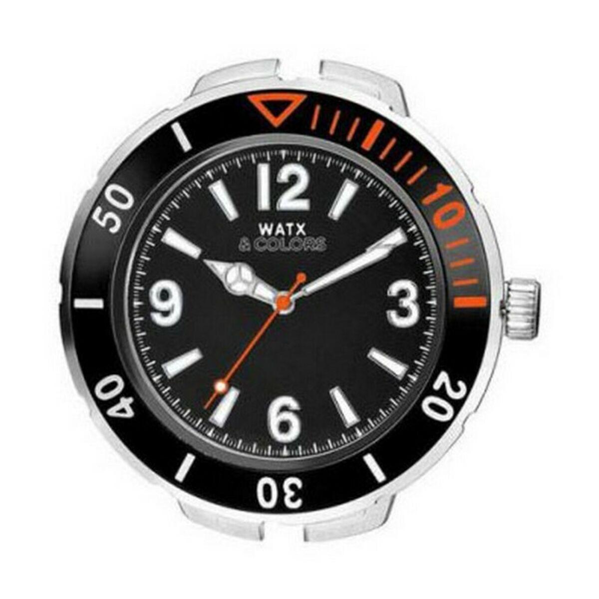 Sort Watx & Colors Unisex Armbåndsur Rwa1620 Skive - Armbånd  - 8431777721256