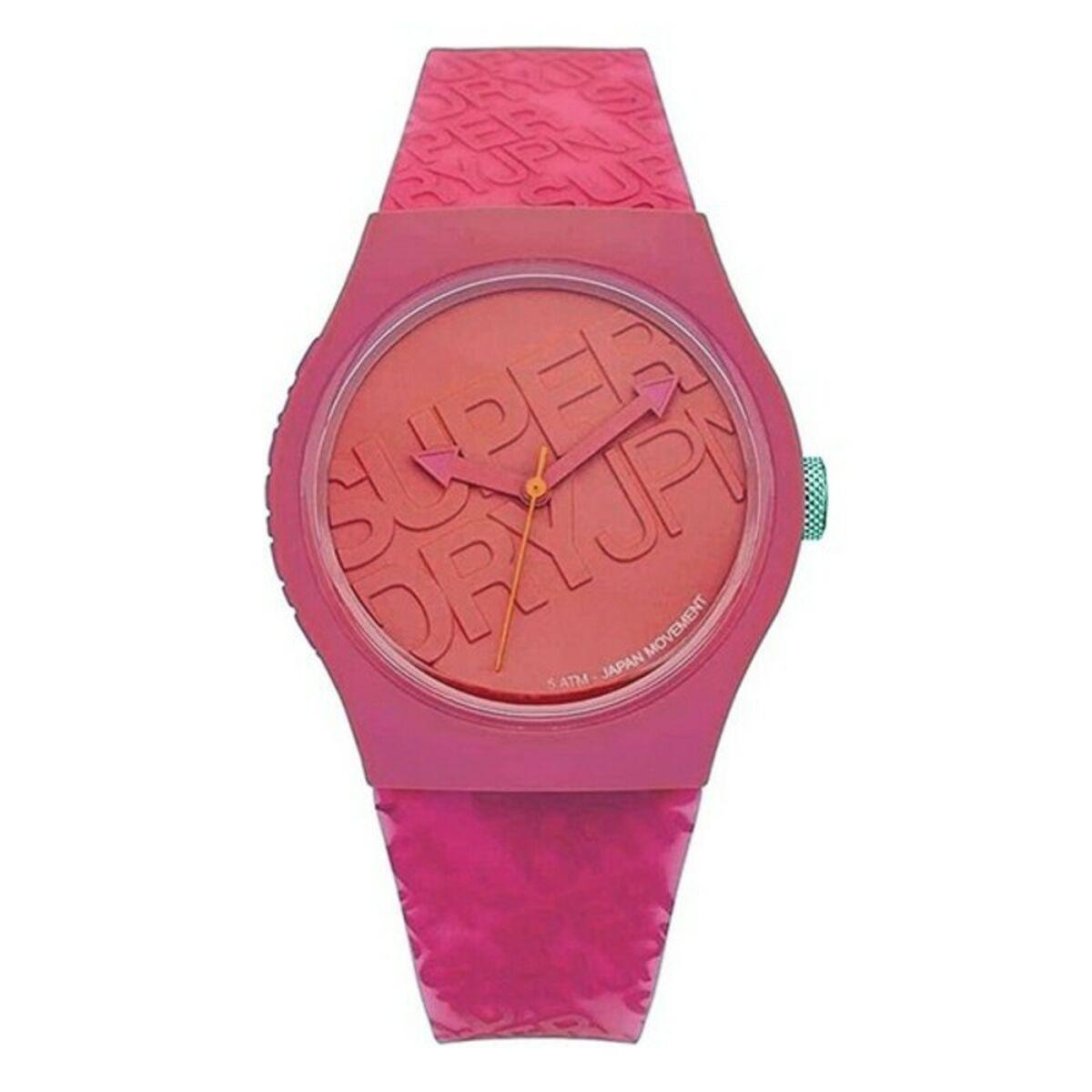 Pink Superdry Dameur Syl169p Armbåndsur - Superdry Armbånd  - 5024693141111