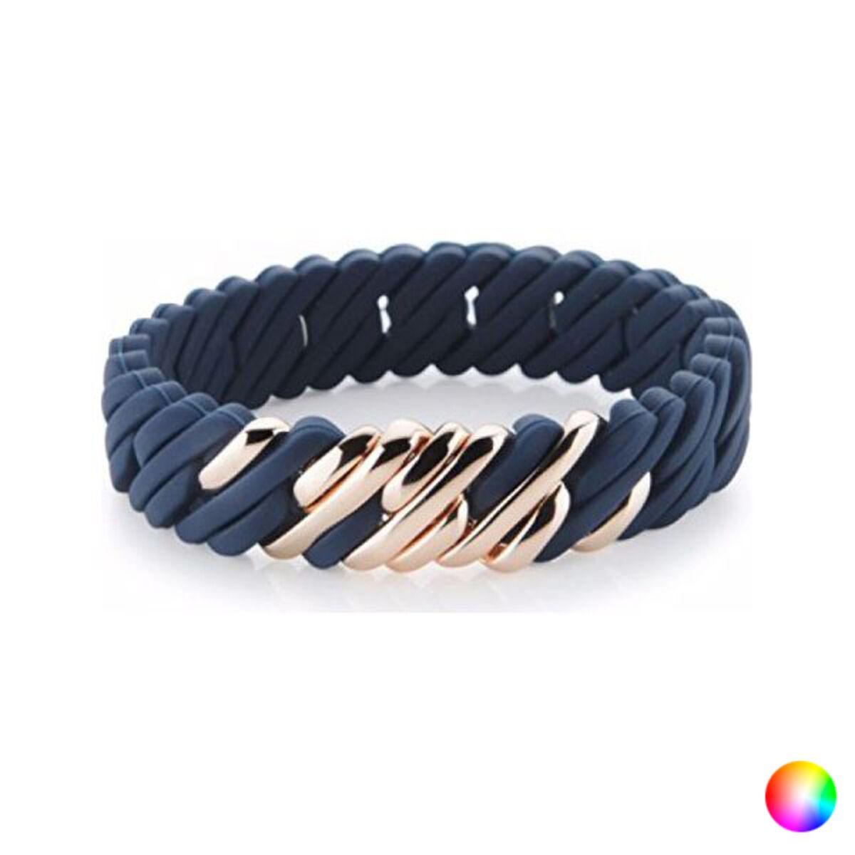 Armbånd Therubz Gul Silikone Med Rustfrit Stål - Therubz Armbånd  - 5713167100623