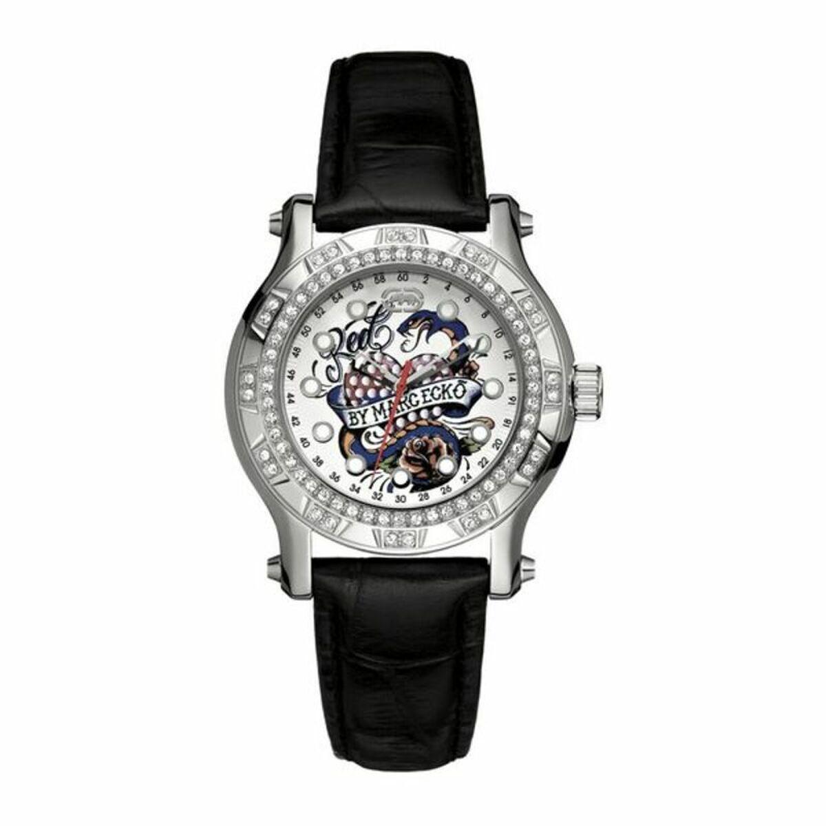 Sort Marc Ecko Unisex Armbåndsur E12589m1 Sølvfarvet - Ecko Unlimited Armbånd  - 0840190013509