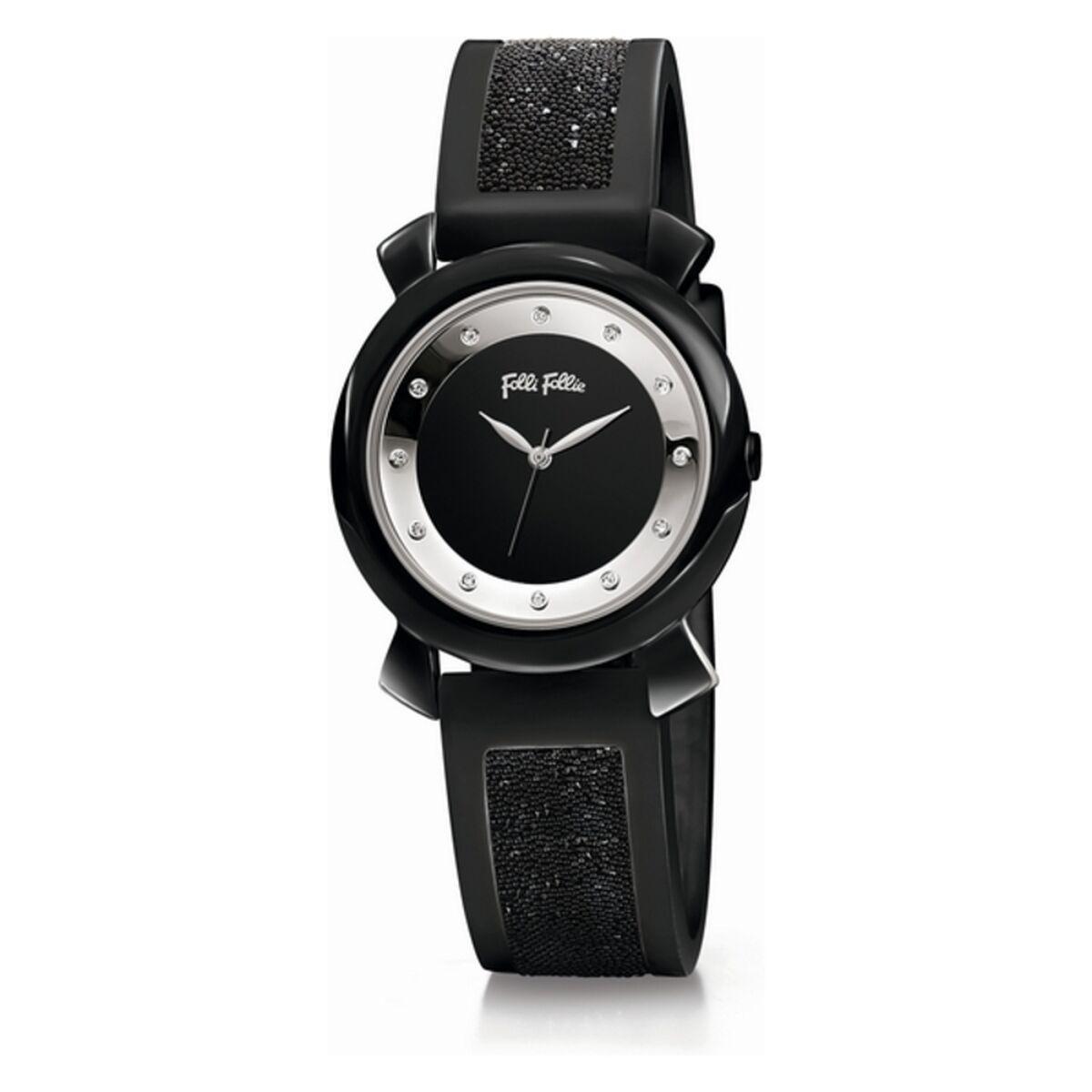 Sort Dameur Wf15t013zsk Armbåndsur - Folli Follie Armbånd  - 5205340453058