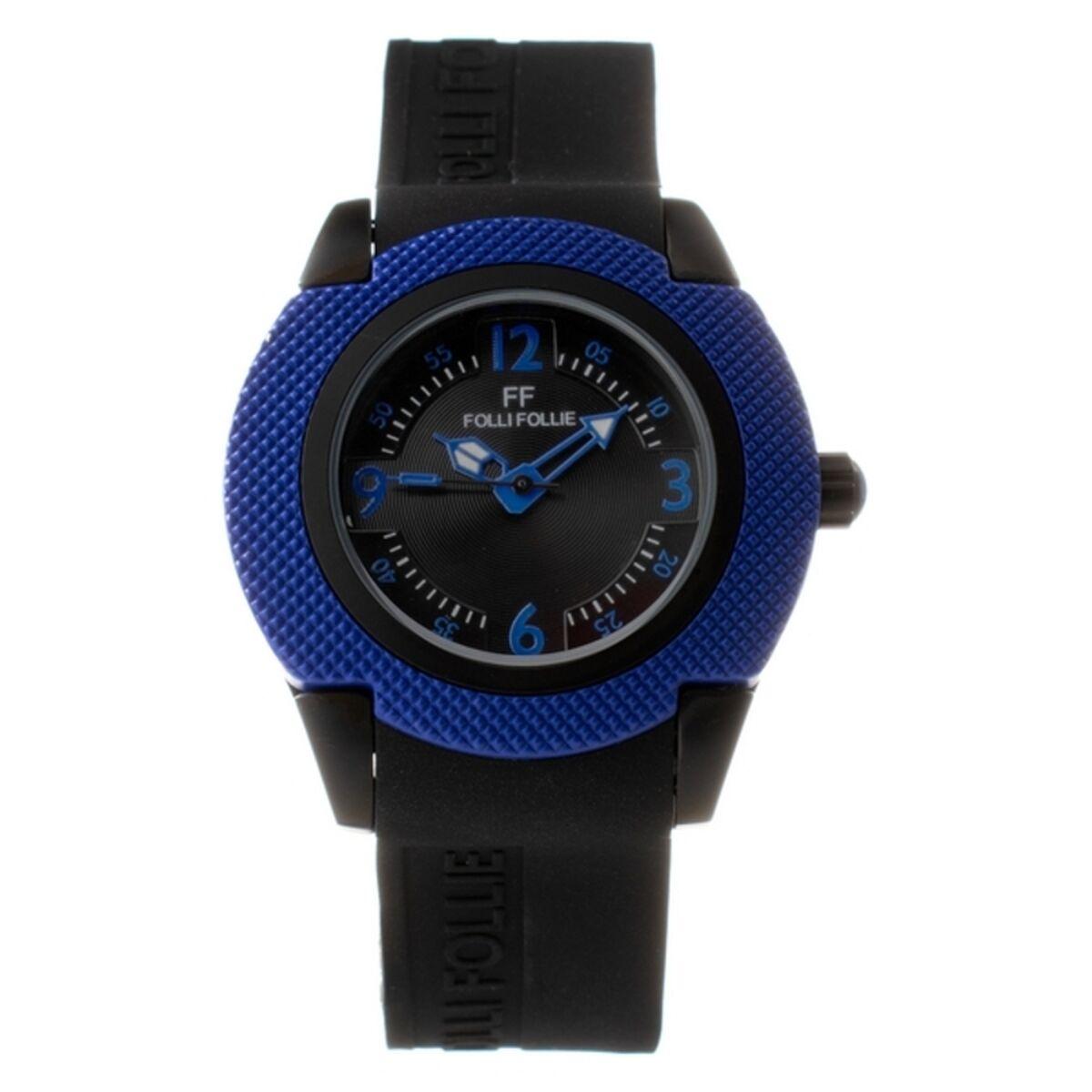 Dameur Wf13y028zpu Armbåndsur Sort Blå - Folli Follie Armbånd  - 5205340422757