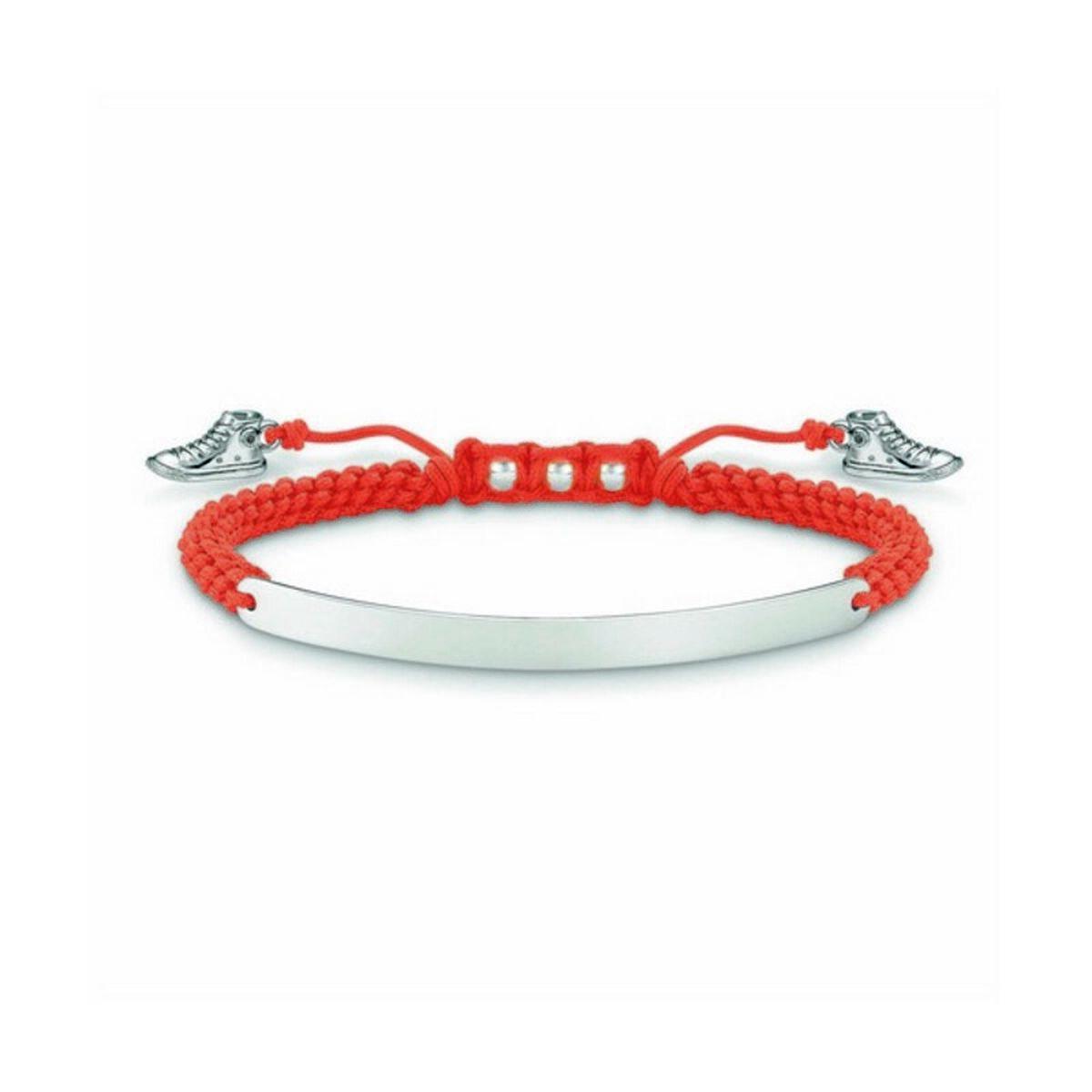 Armbånd Dame Thomas Sabo Orange Snor Sølv - Thomas Sabo Armbånd  - 4051245229615