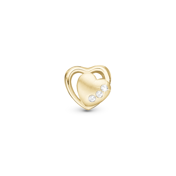 Christina Charm Hearts Forgyldt - Christina Armbånd