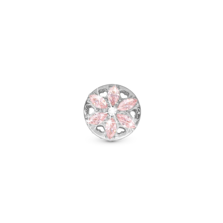 Pink Christina Charm Sparkling Flower 623 S360 - Armbånd