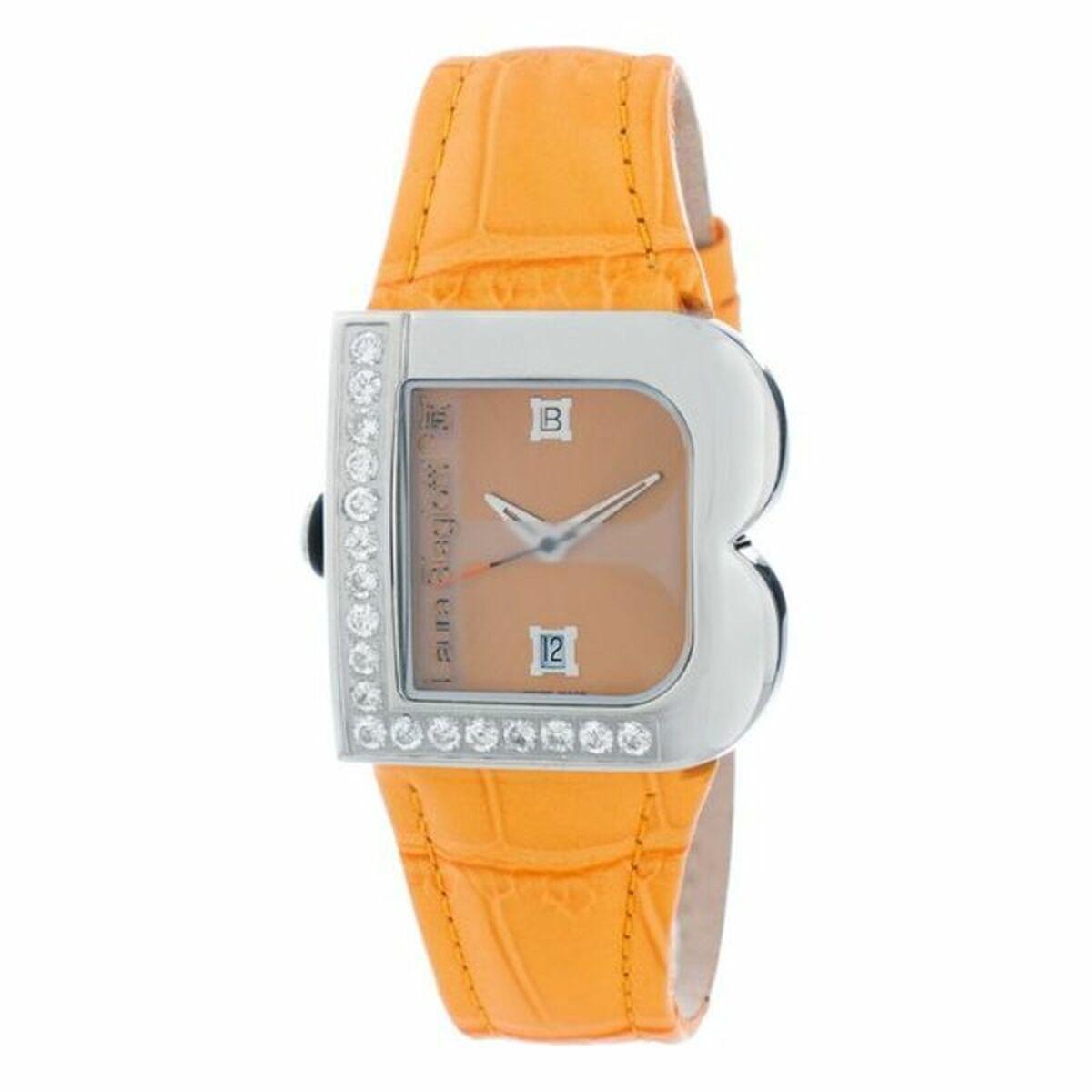 Dameur Laura Biagiotti Lb0001l Armbåndsur Orange Læder - Laura Biagiotti Armbånd  - 8431777793598