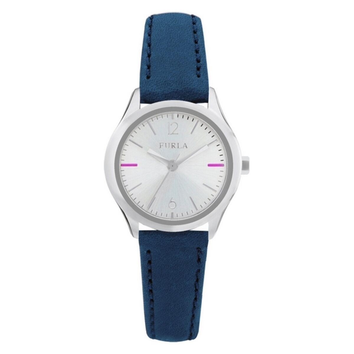 Furla Dameur R4251101506 Blå Læderrem - Furla Armbånd  - 8033288733645