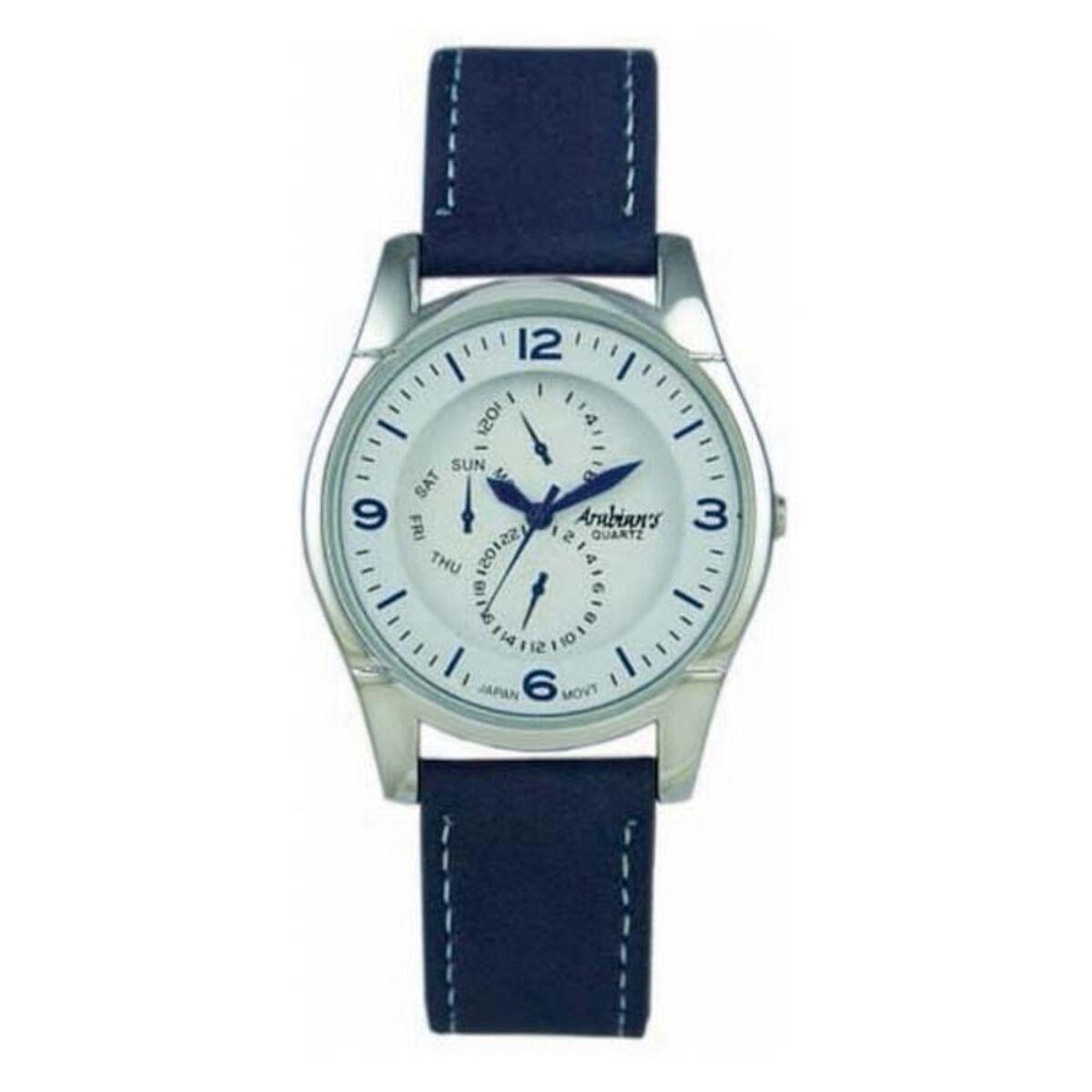 Sort Arabians Unisex Dbp2227w Armbåndsur Læderrem - Arabians Armbånd  - 8431777738605