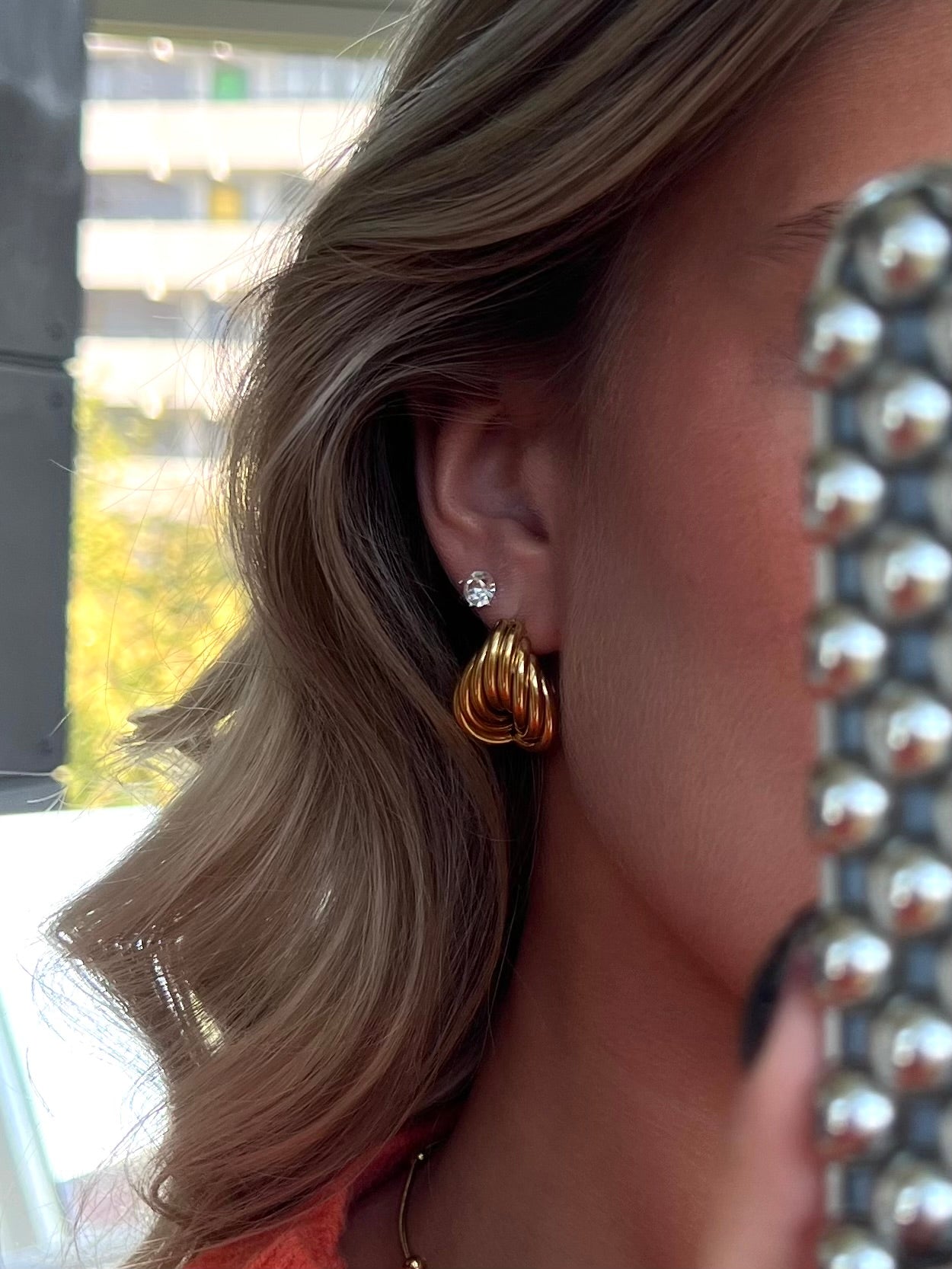 Bianca Earring Gold Plated - Beomé Øreringe  - 1107001507