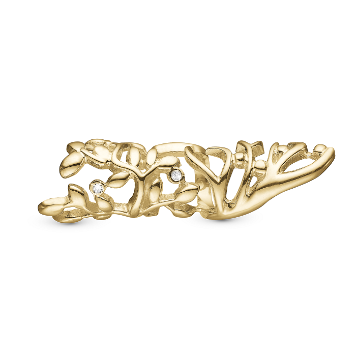 Christina Charm Tree Life Twist Forgyldt - Christina Armbånd