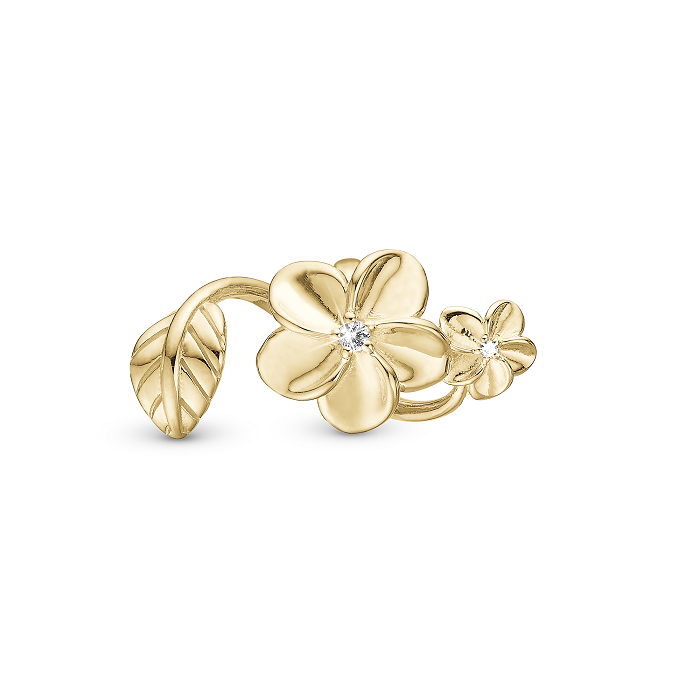 Christina Charm Flower Bouquet Forgyldt - Christina Armbånd