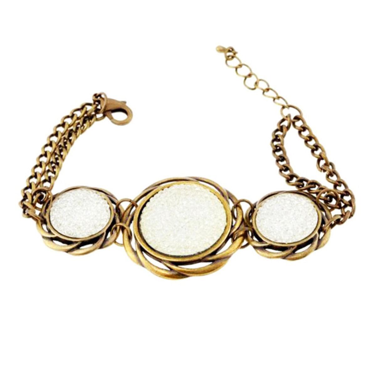 Hvid Cristian Lay Armbånd Til Kvinder Gylden Stål - Cristian Lay Armbånd  - 5416418016086