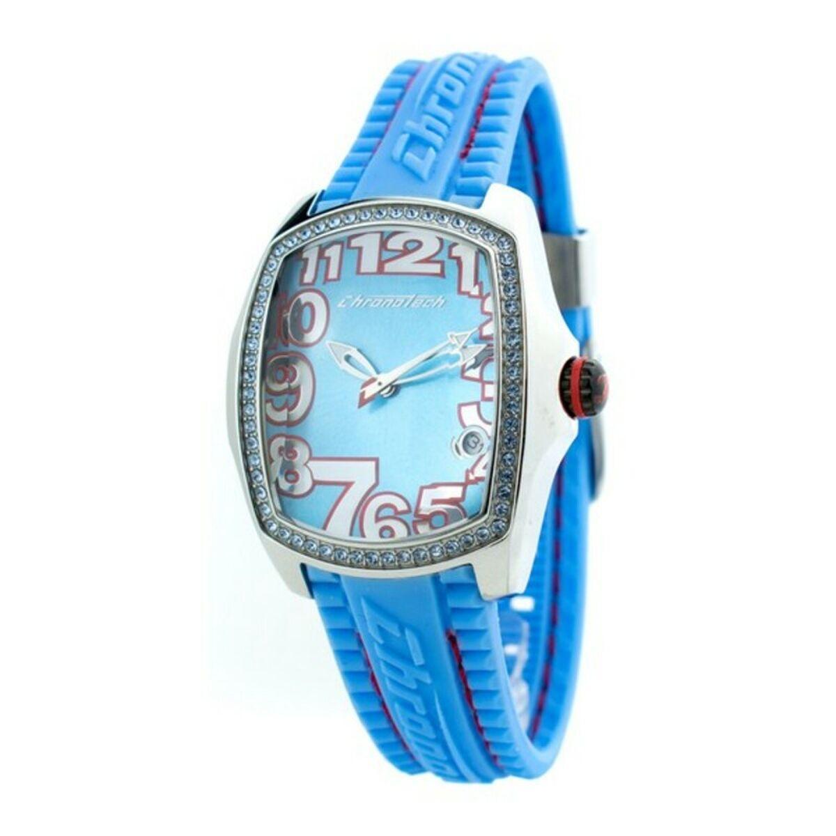 Chronotech Dameur Ct7016ls Blå Skive - Chronotech Armbånd  - 8431777785432