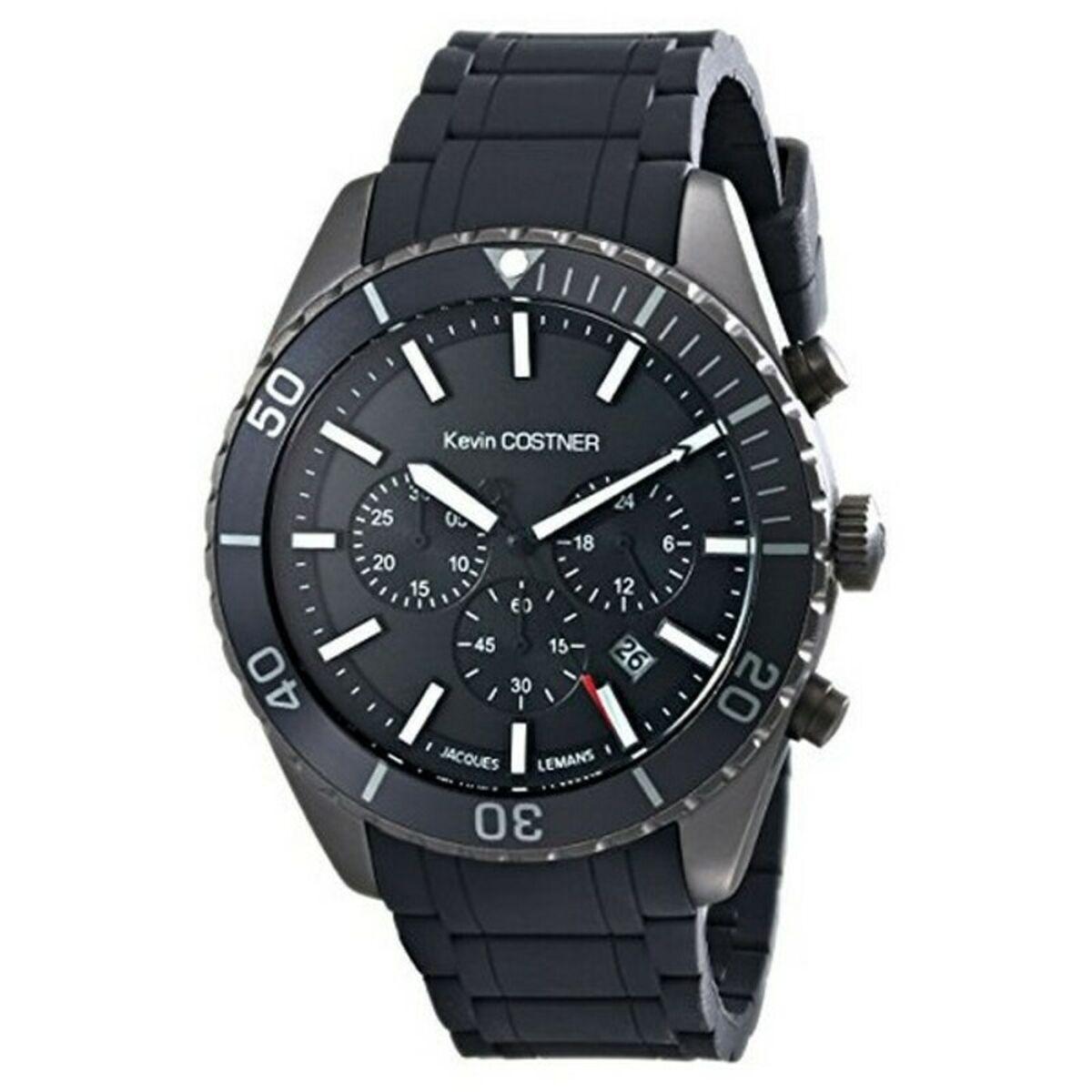 Sort Unisex Jacques Lemans 104b - Jacques Lemans Armbånd  - 4040662122371