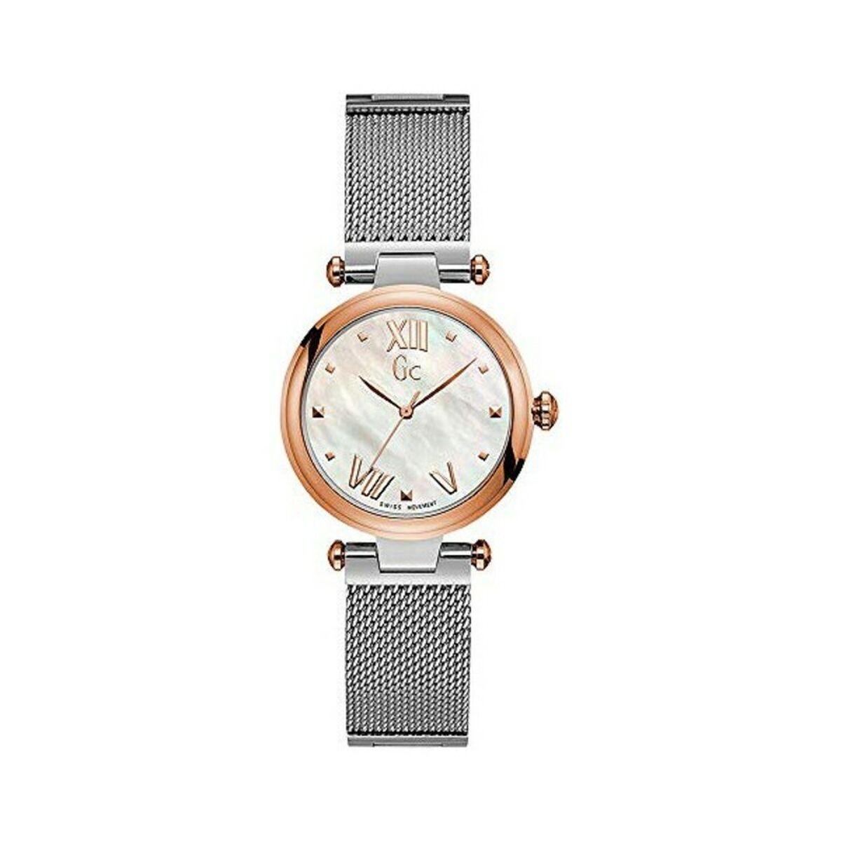 Dameur Y31003l1 Sølv Kvartsur - Gcc Armbånd  - 0091661477928