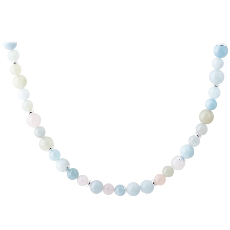 Morganite Dream Necklace Silver - Aqua Dulce Halskæder  - 5740013863401