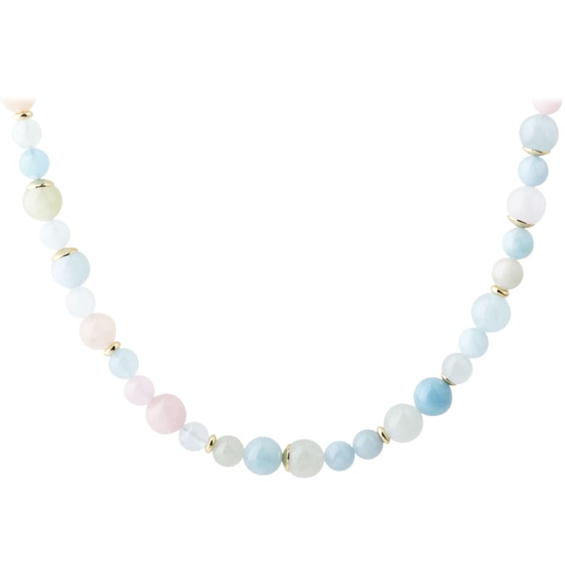 Morganite Dream Necklace Golden - Aqua Dulce Halskæder  - 5740013863418
