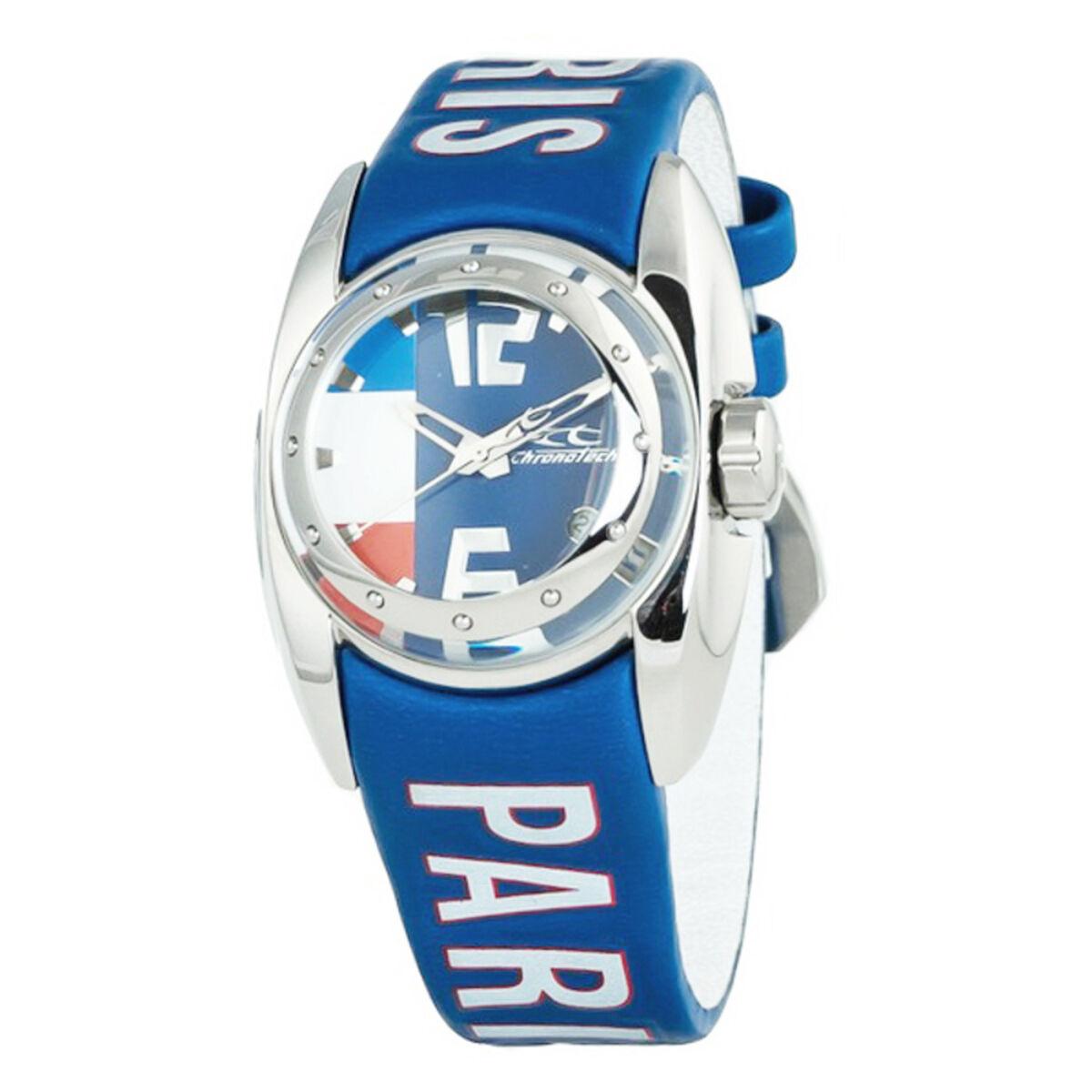 Chronotech Unisex Armbåndsur Ct7704b Blå - Chronotech Armbånd  - 8033100869385