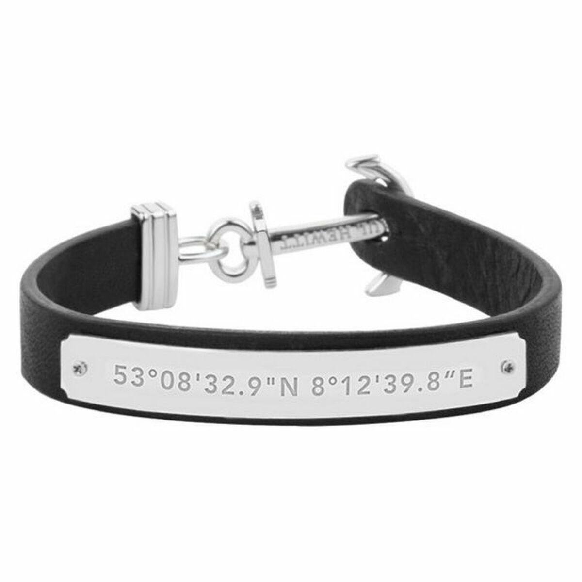 Sort Paul Hewitt Armbånd Til Mænd Læder Msc - Paul Hewitt Armbånd  - 4251158736488
