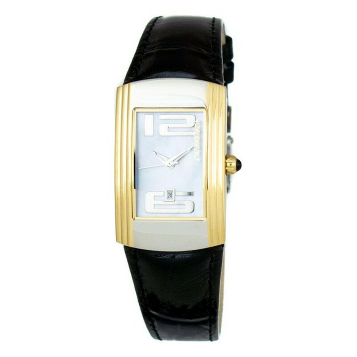 Chronotech Dameur Ct7017l Læderrem - Chronotech Armbånd  - 8032636433626
