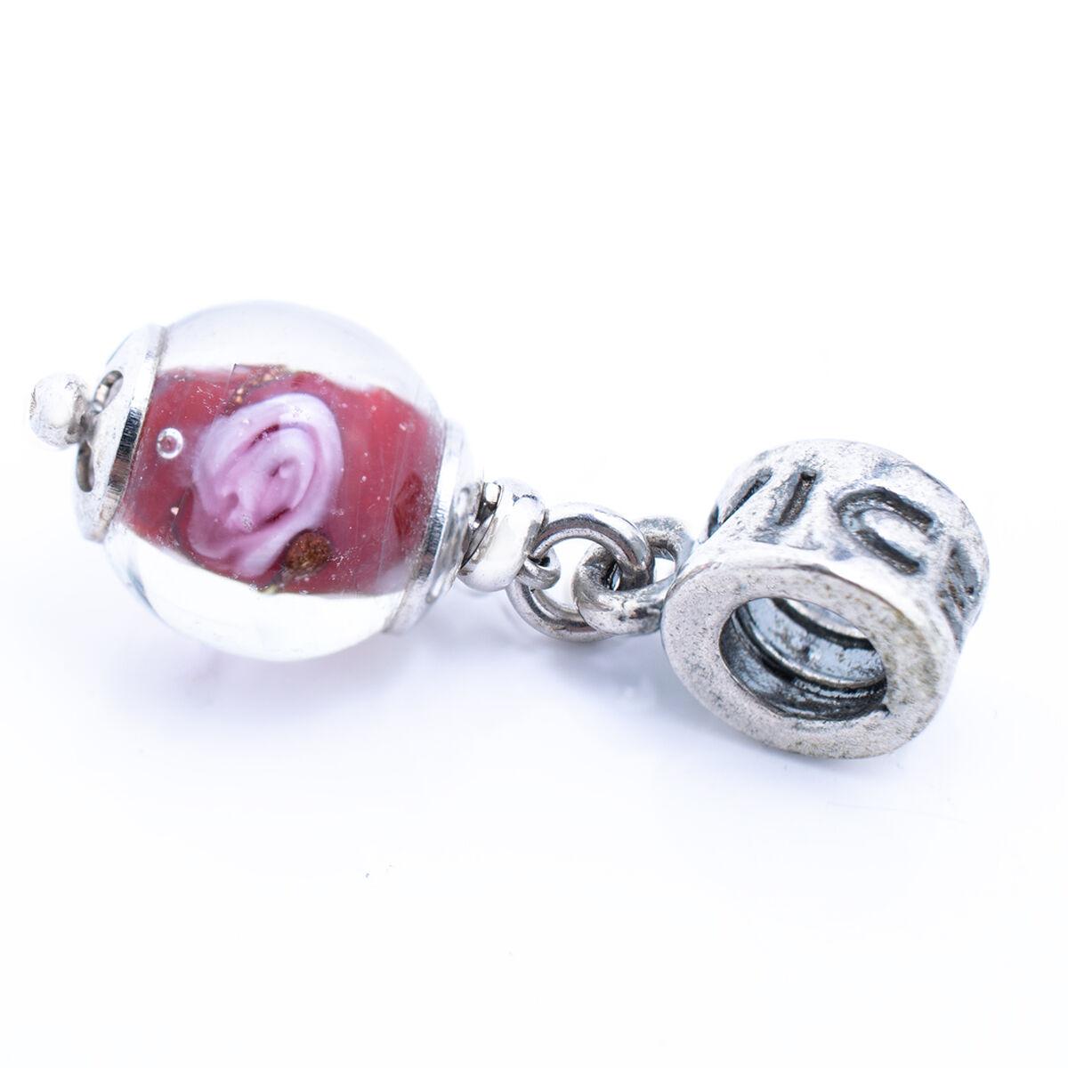 Perle Til Armbånd Rød Sterling Sølv - Viceroy Armbånd  - 8431777781359