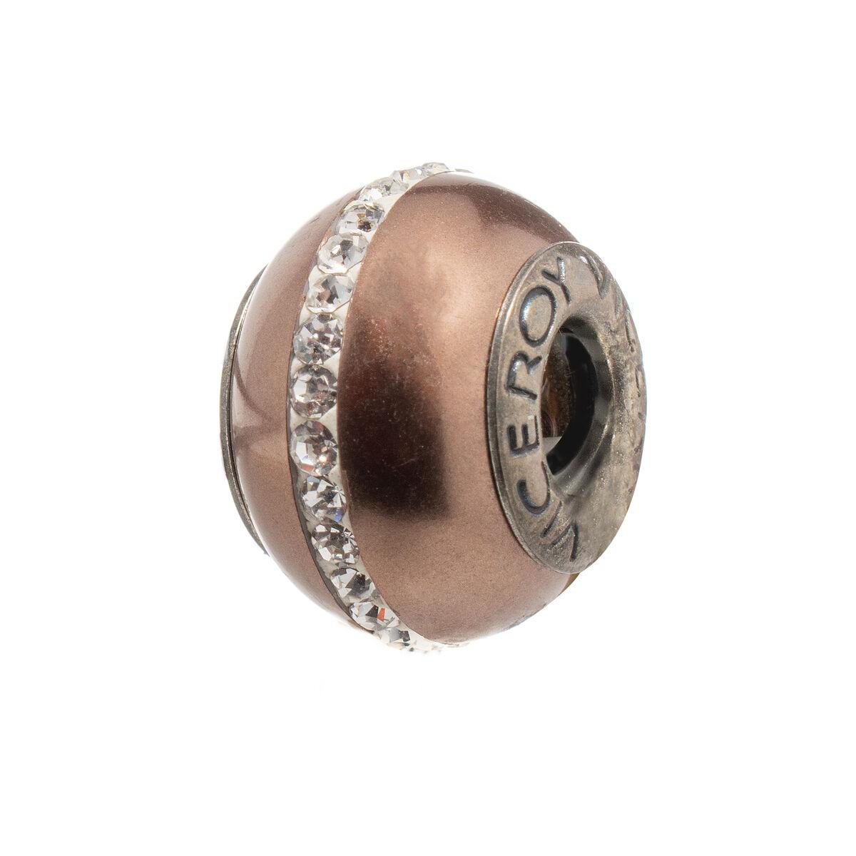 Charm Perle Til Armbånd Brun Sølv - Viceroy Armbånd  - 8431777746297