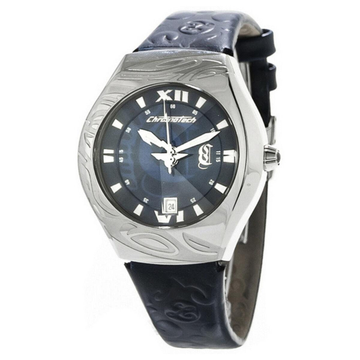Chronotech Unisex Armbåndsur Ct7694l Blå Skive - Chronotech Armbånd  - 8032732981199