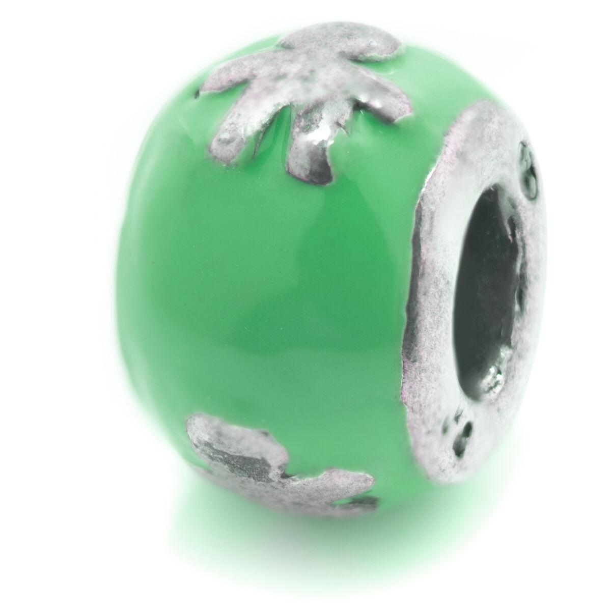 Grøn Perle Til Armbånd Sterling Sølv Vmm0094 - Viceroy Armbånd  - 8431777780635