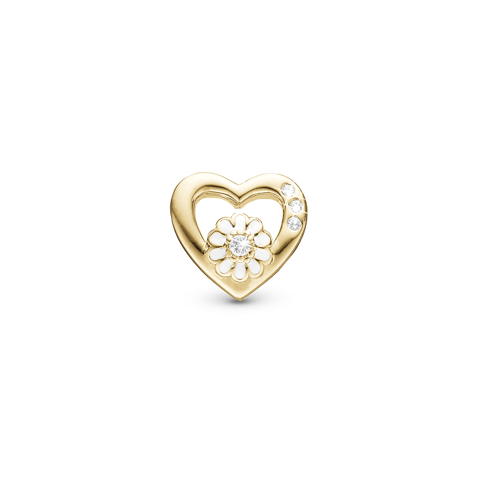 Christina Charm Marguerite Love Forgyldt - Christina Armbånd