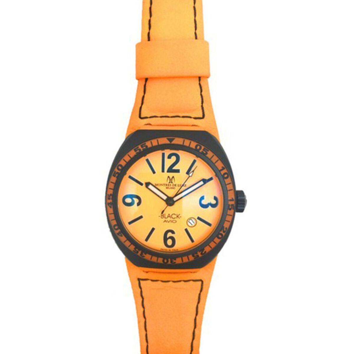 Montres Luxe Unisex Armbåndsur 09bk 2502 Orange - Montres De Luxe Armbånd  - 8431777732795