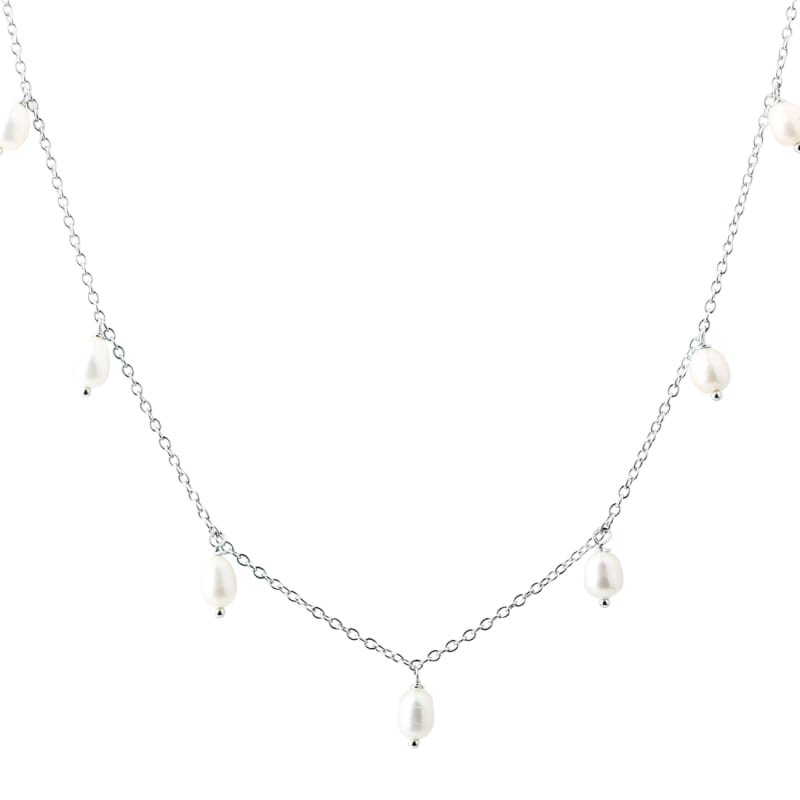 Lunella Necklace Silver - Aqua Dulce Halskæder  - 5740013865238
