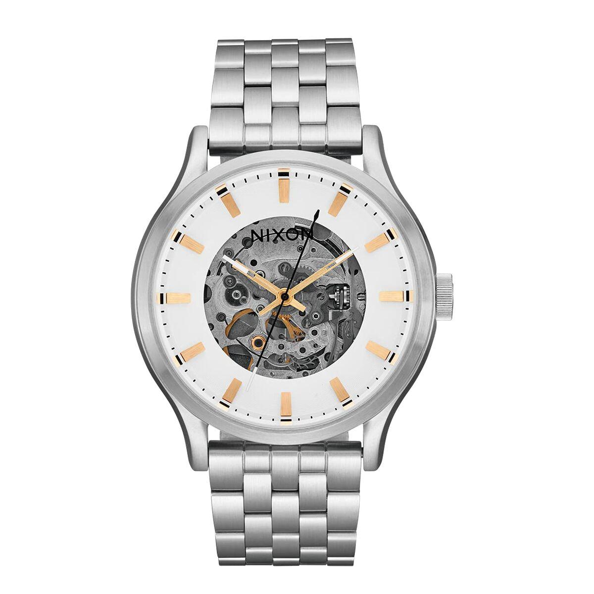 Nixon A1323 179 Herreur Sølvfarvet Armbåndsur - Nixon Armbånd  - 3608701117491