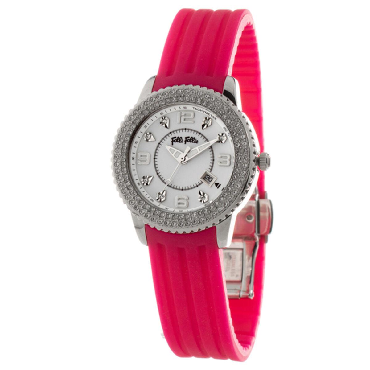 Pink Dameur Wf5t003zt Armbåndsur Rem - Folli Follie Armbånd  - 8431777808230