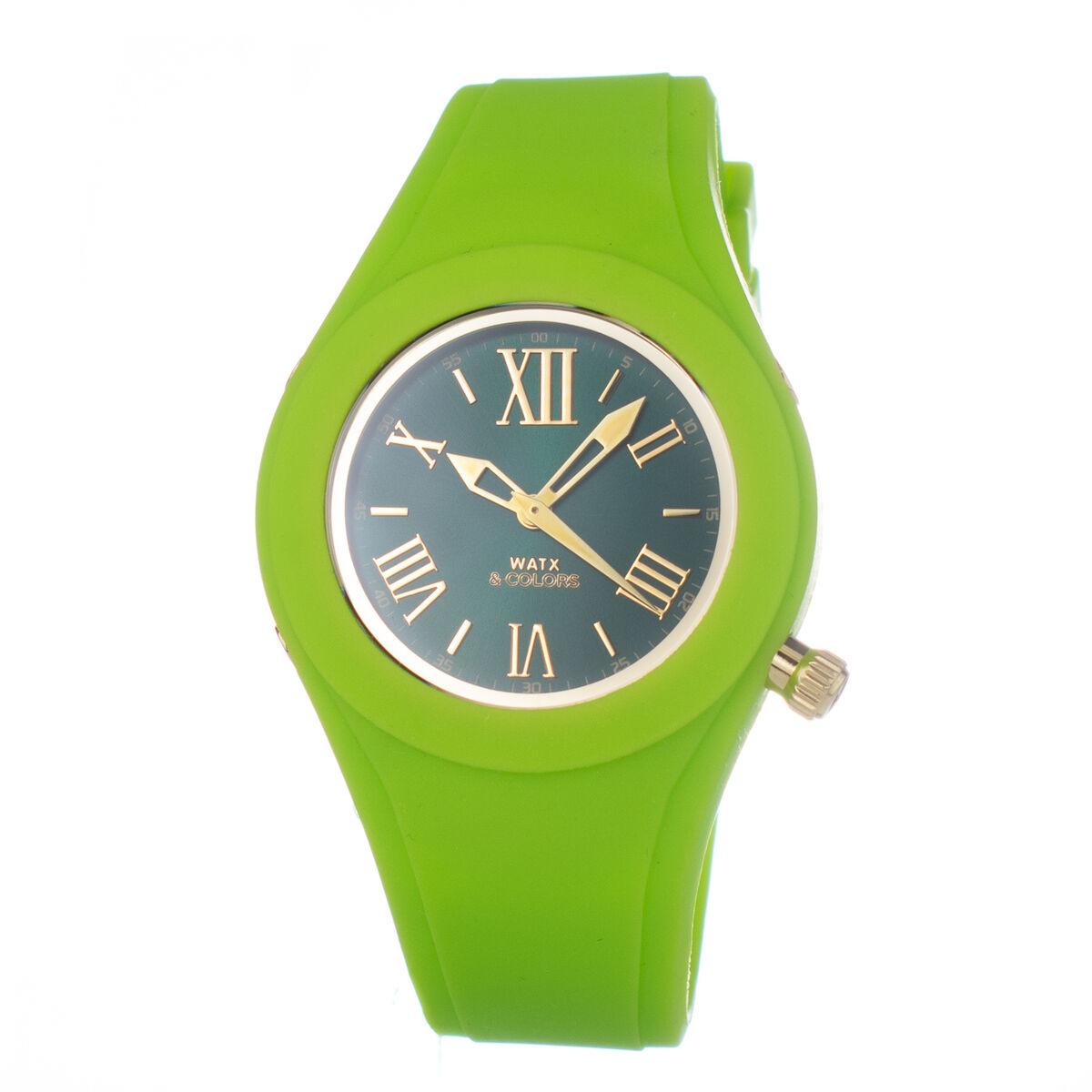 Grøn Dameur Watx Silikonerem - Watx Armbånd  - 8431777837858