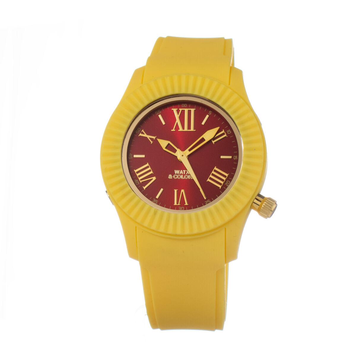 Dameur Watx Cowa3010r4046 Gul Silikonerem - Watx Armbånd  - 8431777838152