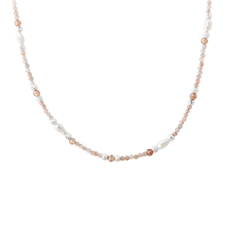 Sunella Simple Necklace Silver - Aqua Dulce Halskæder  - 5740013867027