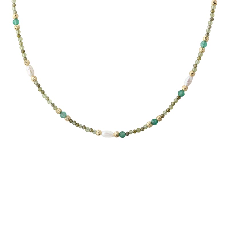 Verde Simple Necklace Golden - Aqua Dulce Halskæder  - 5740013867072