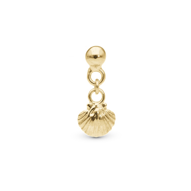 Christina ørering Dangling Clam Shell 671 G114dshell - Øreringe
