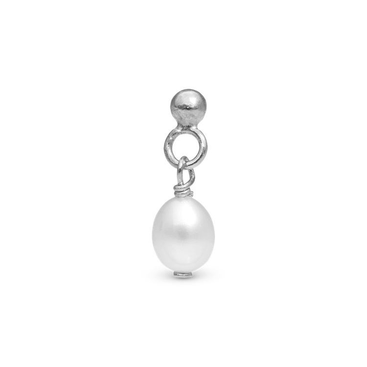 Christina ørering Dangling Pearl 671 S114dpearl - Øreringe