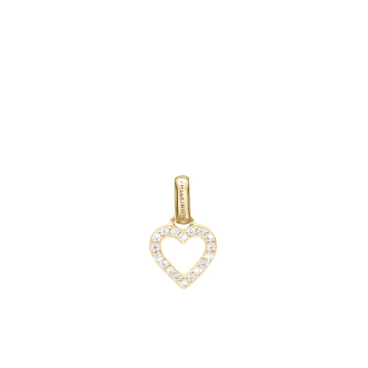 Christina Vedhæng Shimmery Heart 680 G150 - Halskæder