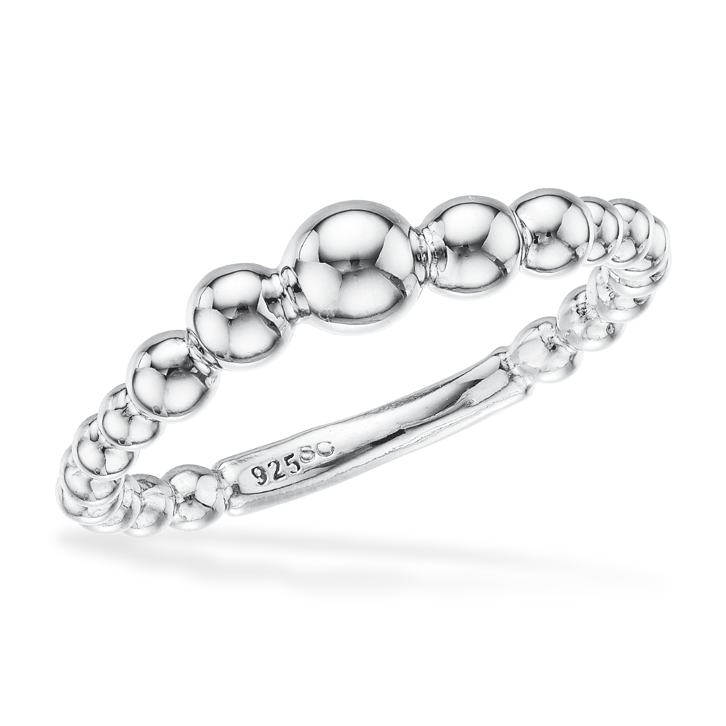 Scrouples Sølv Ring Med Kugler 728292 - Scrouples Fingerringe  - 1233690197777